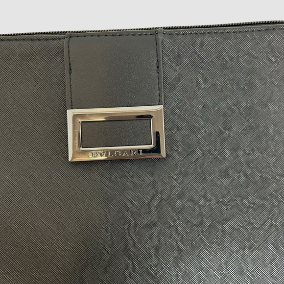 BVLGARI Cosmetics Make Up Bag Clutch Zip Top Accessory Travel Bag Organizers - Picture 4 of 6